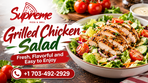 Grilled Chicken Salad Fresh, Flavorful and Easy to Enjoy.2
