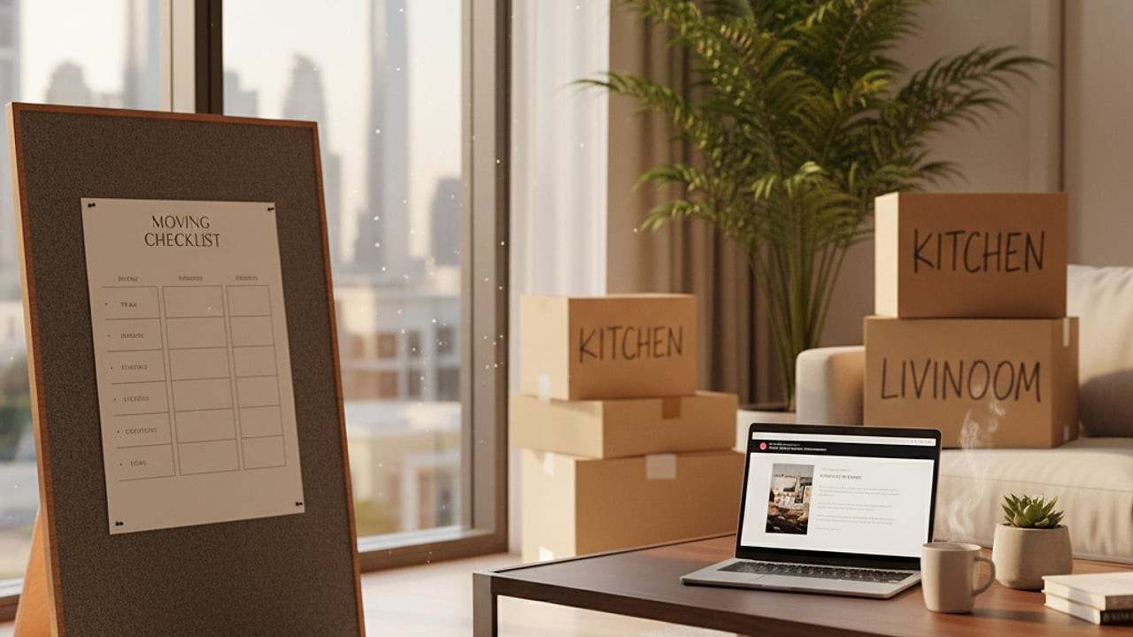 Essential Moving House Checklist for Dubai: 8-Week Countdown Guide