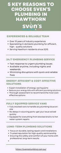 5 Reasons to Choose Sven’s Plumbing & Gas in Hawthorn.2
