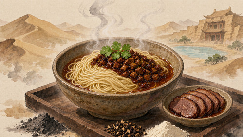敦煌驴肉黄面