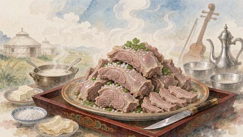 蒙古族羊背子乌查