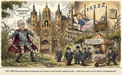 karikatur dornroeschen mit prinz und unterschrift.2