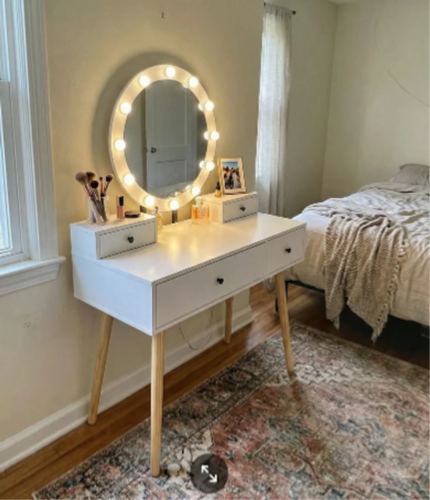 My New Dressing Table with Mirror and Lights Makes Mornings So Much Easier.png