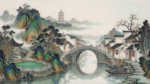 无锡运河穿城与惠山泉
