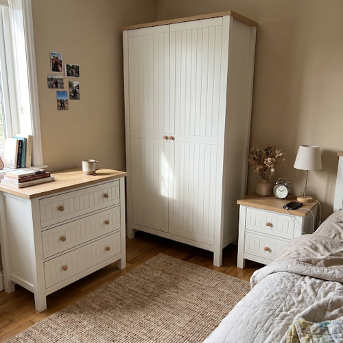 One-Finish Bedroom Plan - Linra White Wardrobe Set.png