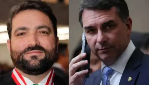 E-mails, voos e fotos expõem proximidade de Flávio Bolsonaro com advogado suspeito de lavar recursos do INSS
