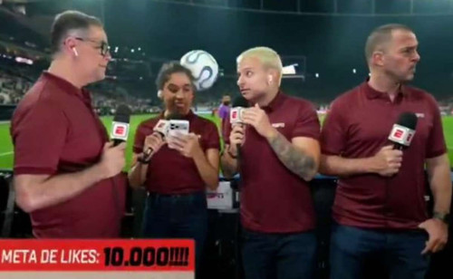 Repórter da ESPN Sofre Acidente Inusitado em Encontro ao Vivo Durante Jogo do Corinthians