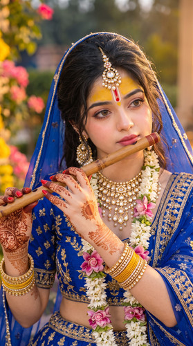 Woman playing traditional flute 2K 20260918163705.jpg