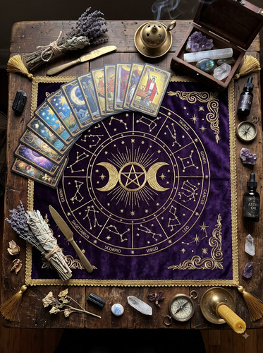 11 Hand Embroidered Velvet Tarot Cloth.jpg