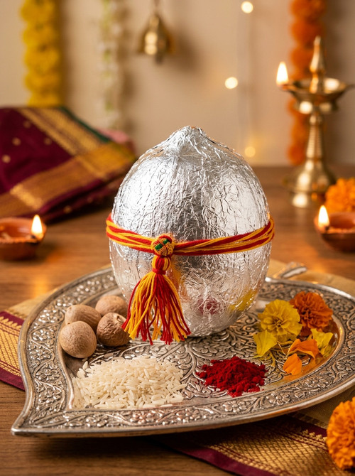 14 Pure Silver Coated Coconut Gift.jpg