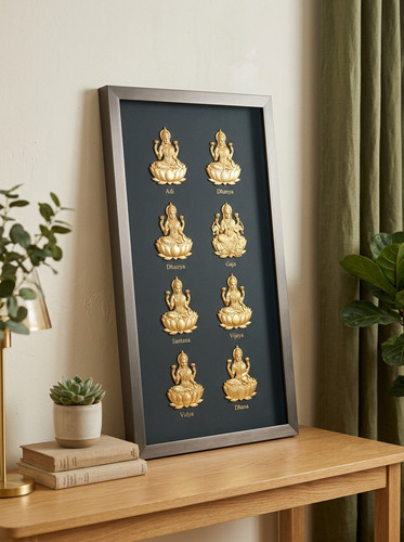 06 Gold Plated Ashtalakshmi Wall Frame.jpg