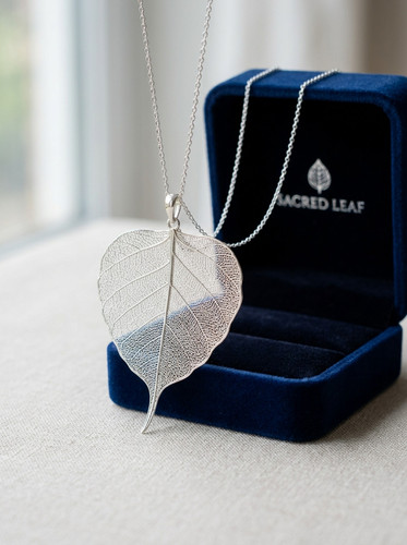 07 Silver Dipped Peepal Leaf Pendant.jpg