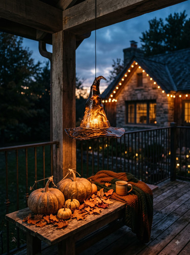16 Resin Floating Witch Hat LED Lantern.jpg