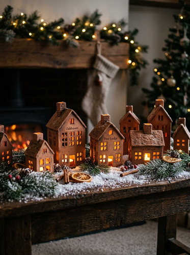 15 Terracotta Village Tealight Houses.jpg