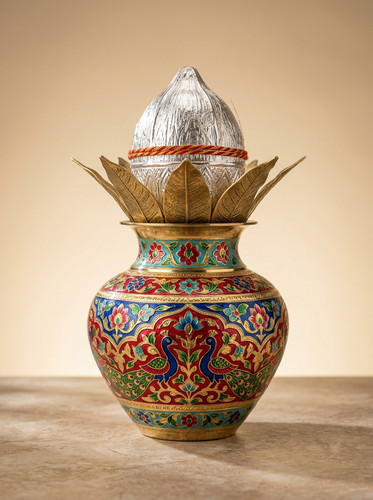 10 Meenakari Enamel Brass Kuber Kalash.jpg