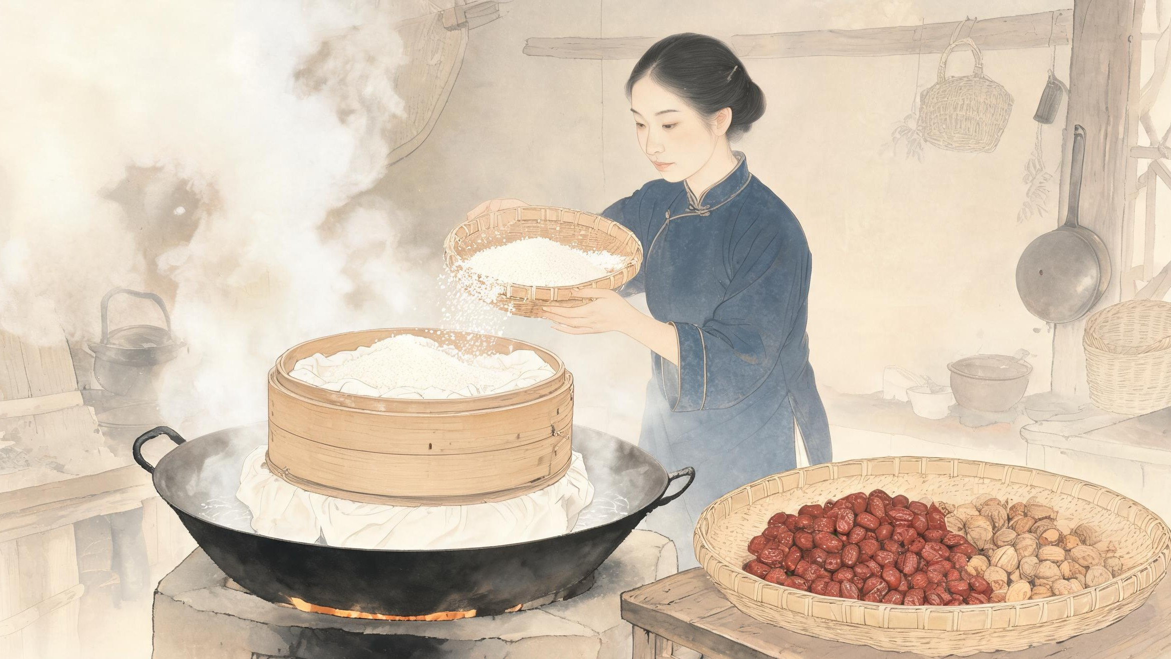 崇明糕·工艺