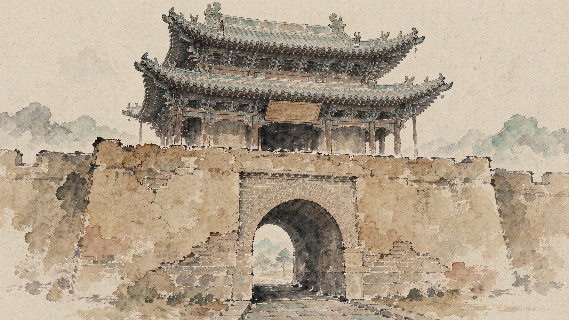 丹噶尔古城·城门与牌楼