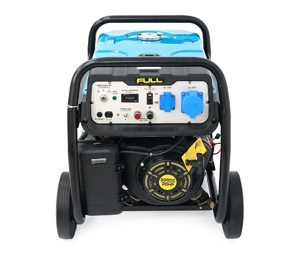 Бензиновый генератор FULL FGL 12000LE мощностью 9 кВт с баком 28 л и электростартером для энергоснабжения мастерской и дома