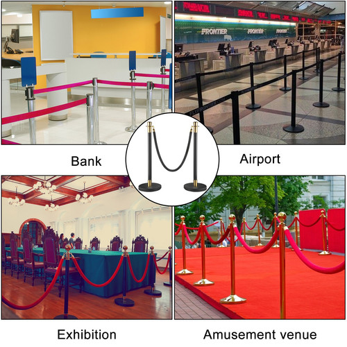 crowd control stanchion stanchion set crowd control barrier stanchion post line divider retractable .jpg