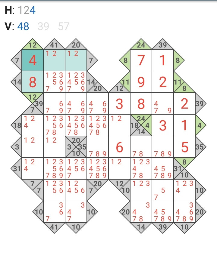 KAKURO Help me find the next step to solve this r/puzzles