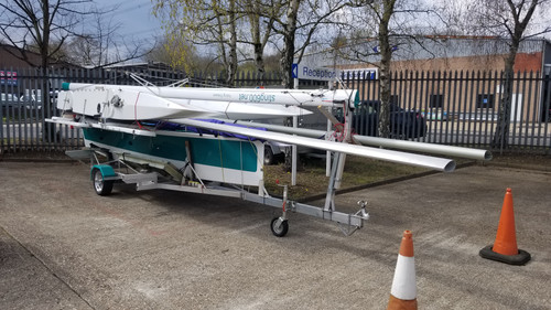 The first view in the UK of:
The Amazing Adventure Trimarans A600
A fast, safe, trailerable and hydrofoiling 6m trimaran that you can build yourself!
Find out more at https://www.adventuretrimarans.co.uk