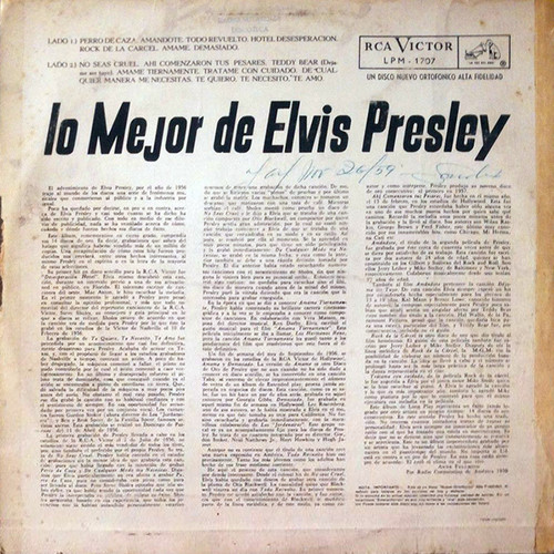 colombia lo mejor de elvis presley 2