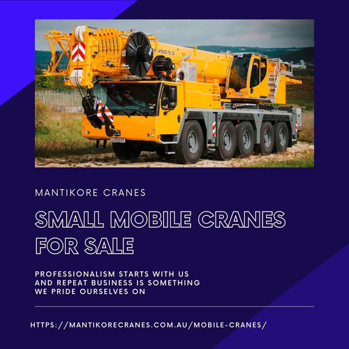 Mantikore Cranes offers high-quality small mobile cranes for sale and hire construction sites in Australia at an affordable price. We Provide the best cranes for sale or hire. Our Crane is highly being used at construction sites to make the entire work stress-free and increase productivity. We are providing Tower Cranes, Mobile Cranes, Self-Erecting Cranes, and Electric Luffing Cranes. Our professionals will provide you with effective solutions and reliable services that can help you to solve technical problems that might occur sometimes. Also, get effective solutions for any requirements of your projects for the best price & service, visit our website today.
