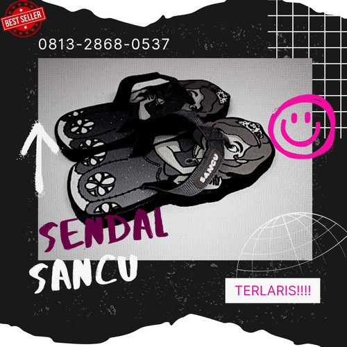 Produsen SANCU Sandal Anak Perempuan Jepit Lucu Karakter Putri Princess Sofia Nyaman, Anti Slip, Kua.jpg