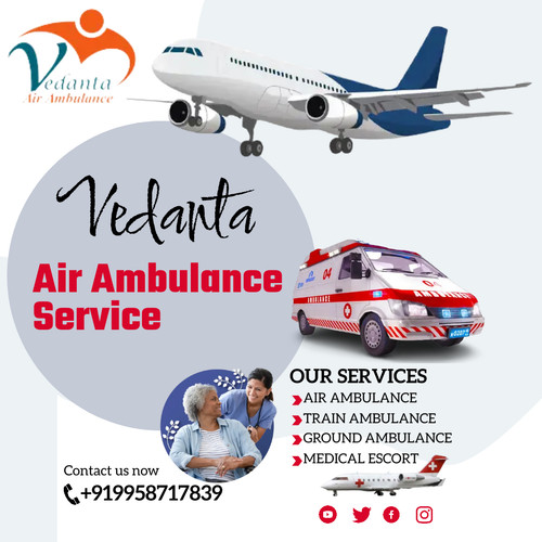 Vedanta Air Ambulance Service in Ranchi with All Basic Facilities.jpg