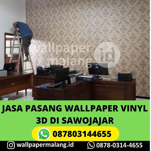 JASA PASANG WALLPAPER VINYL 3D DI SAWOJAJAR.jpg