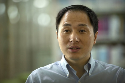 In this Oct. 10, 2018, photo, scientist He Jiankui speaks during an interview in Shenzhen in souther.jpg