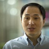 In this Oct. 10, 2018, photo, scientist He Jiankui speaks during an interview in Shenzhen in souther