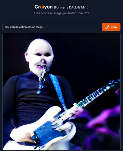 craiyon 160001 billy corgan eating ass on stage.png