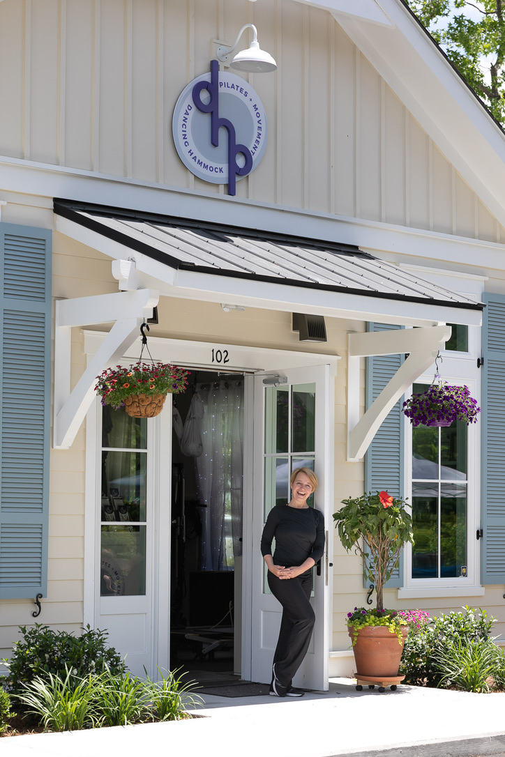 Editorial portrait of Silja representing personalized Pilates and wellness leadership in Bluffton South Carolina