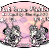 pink snow flutters