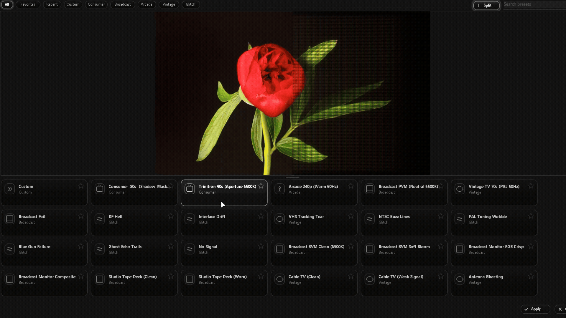CRTX preset library walkthrough