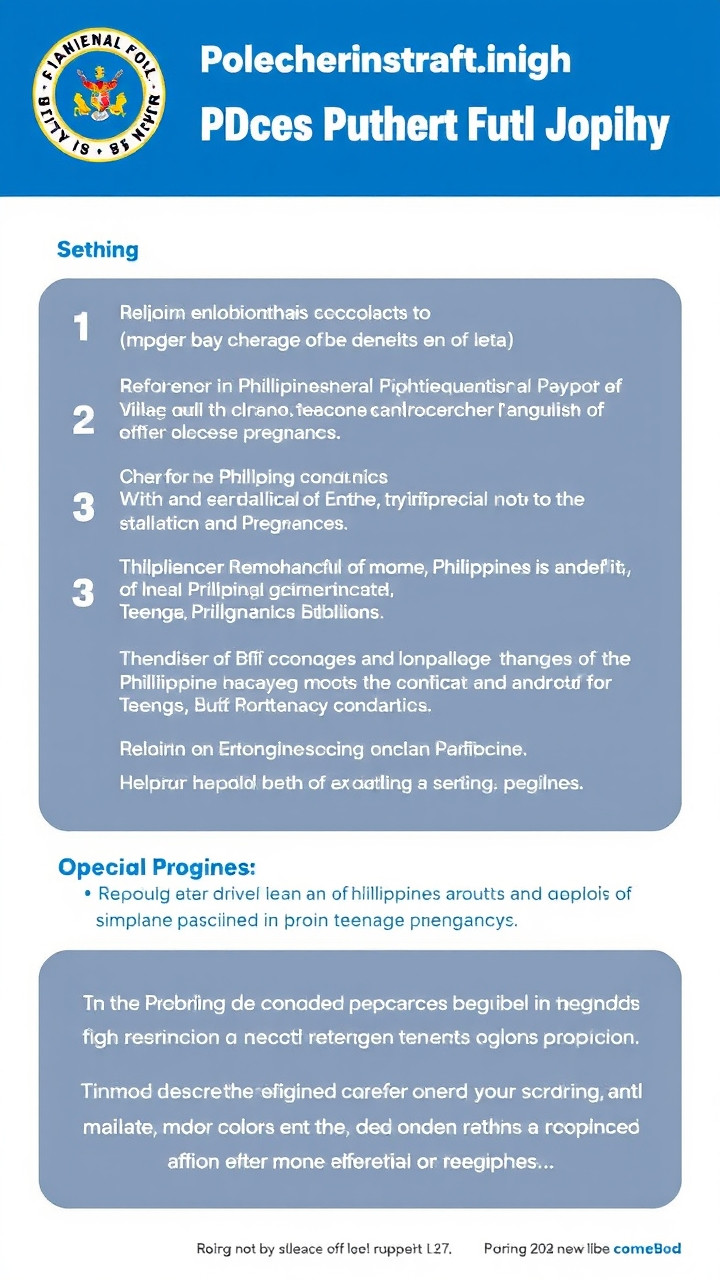 CPD New Legislation Needed to Curb Rising Philippine Teenage Pregnancies