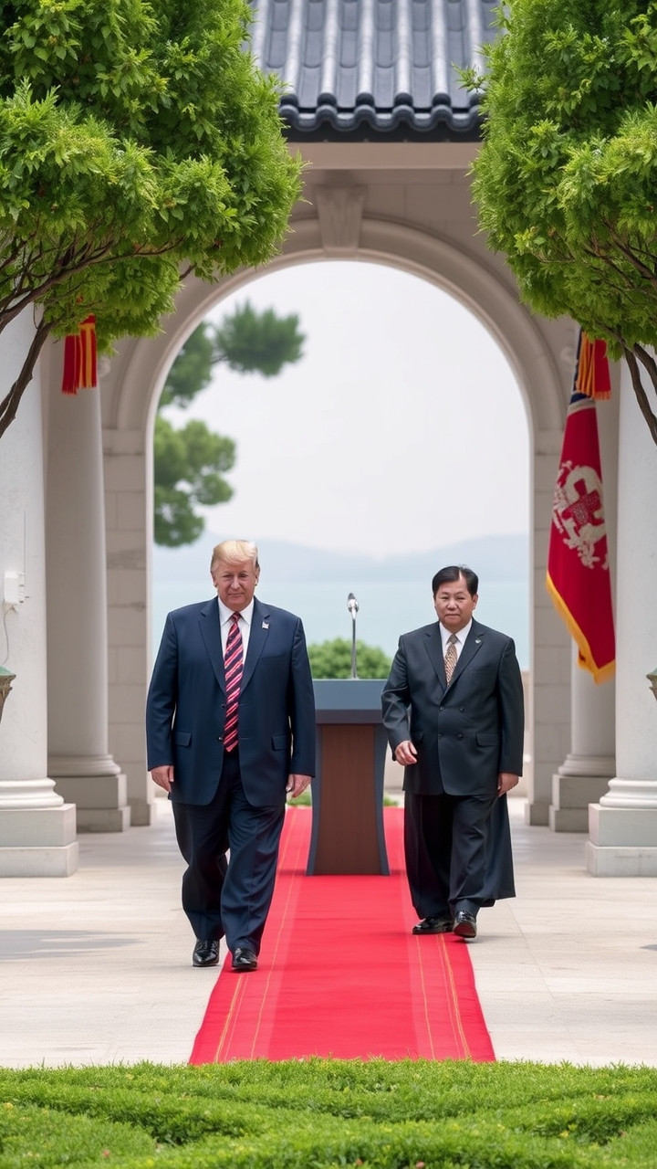 Seoul Trump says meeting with Kim is good