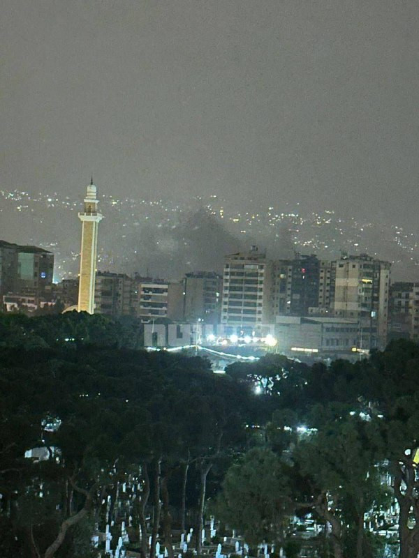 الجيش الإسرائيلي يشن غارة على الضاحية الجنوبية في بيروت....