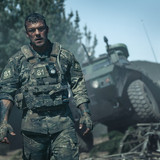 War Machine. Alan Ritchson as 81 in War Machine. Cr. Ben King/Netflix  2026.