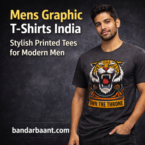 Buy Mens Graphic T Shirts Online in India Stylish Printed Tees.png