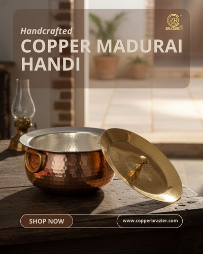 Handcrafted Copper Madurai Handi - Premium for Cooking & Decor.jpg