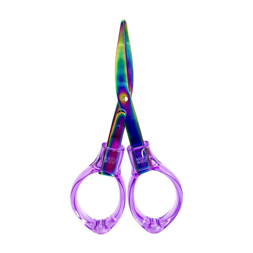 Tesoura Abduzido Flip Dry Dobrável Purple Unidade (4)