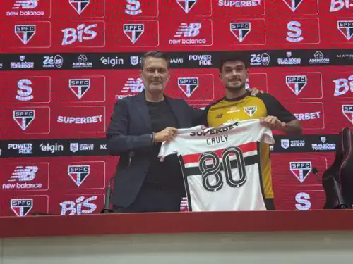 São Paulo apresenta Cauly com cláusula milionária de compra obrigatória