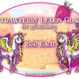 strawberry lemon glace
