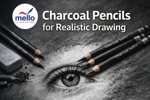 Charcoal pencils for realistic drawing | Mellostore.png