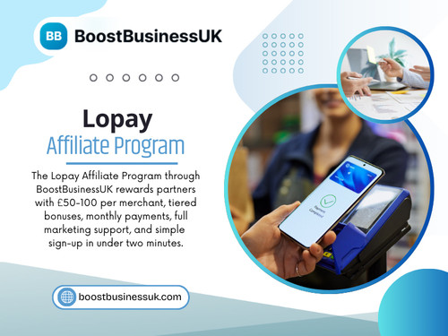 If you are looking to build long term income through the Lopay affiliate program while positioning yourself as a trusted voice in the fintech space, this guide will walk you through a practical strategy that works.

Official Website: https://boostbusinessuk.com/affiliate-program

Read Our Blog: 
https://6994128b40989.site123.me/blog/lopay-merchant-account
https://boostbusinessuk.bcz.com/
https://penzu.com/p/e8e74e2e885d1385

More Links:
https://beacons.ai/boostbusinessuk
https://peatix.com/user/28922723/view
https://boostbusinessuk.livejournal.com/profile/