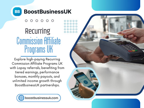 Fintech affiliate programs UK often include Recurring commission affiliate programs UK structures. That means you earn monthly or ongoing payments as long as the referred client remains active.

Official Website: https://boostbusinessuk.com/affiliate-program

Read Our Blog: 
https://penzu.com/p/e8e74e2e885d1385
https://boostbusinessuk.weebly.com/
https://boostbusinessuk.wordpress.com/

More Links:
https://solo.to/boostbusinessuk
https://medium.com/@boostbusinessuk/about
https://www.anime-planet.com/users/boostbusinessuk