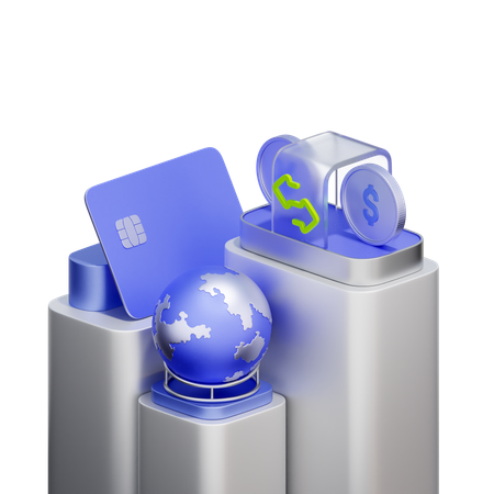 global payment card currency exchange 3d icon png download 13404929.png