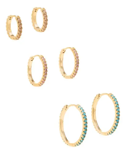 D NQ NP 2X 666002 MLB86037668443 062025 F trio brincos argola click com zircnias semijoia banho ouro.webp